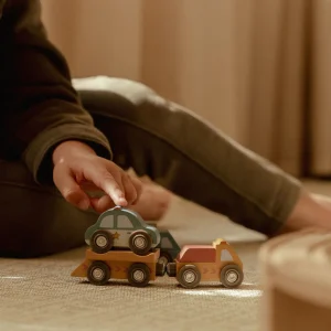 Ensemble véhicule en bois FSC