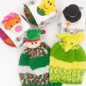 1 pelote = 1 bonnet ! Top this DMC + livrets d’explications (bonnet, écharpe, doudous) offerts