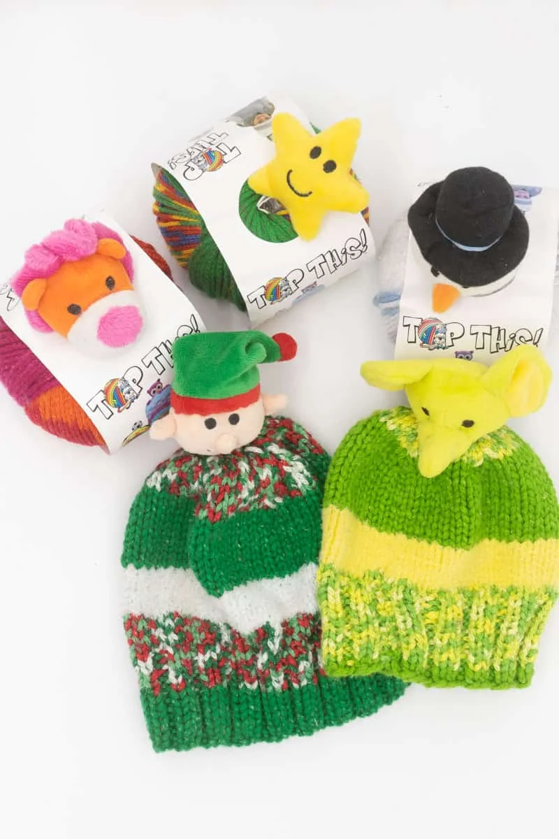 1 pelote = 1 bonnet ! Top this DMC + livrets d’explications (bonnet, écharpe, doudous) offerts – Image 2