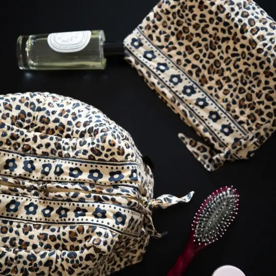 Trousse de toilette – léopard beige – Image 4