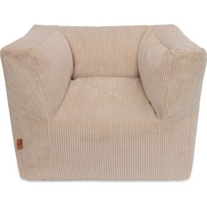 Fauteuil enfant – velour naturel