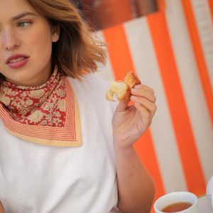 Petit foulard – anjali cerise