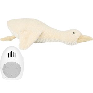 Peluche bruit blanc liva oie – Blanc