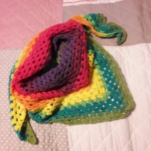 KIT HALF GRANNY SQUARE SHAWL