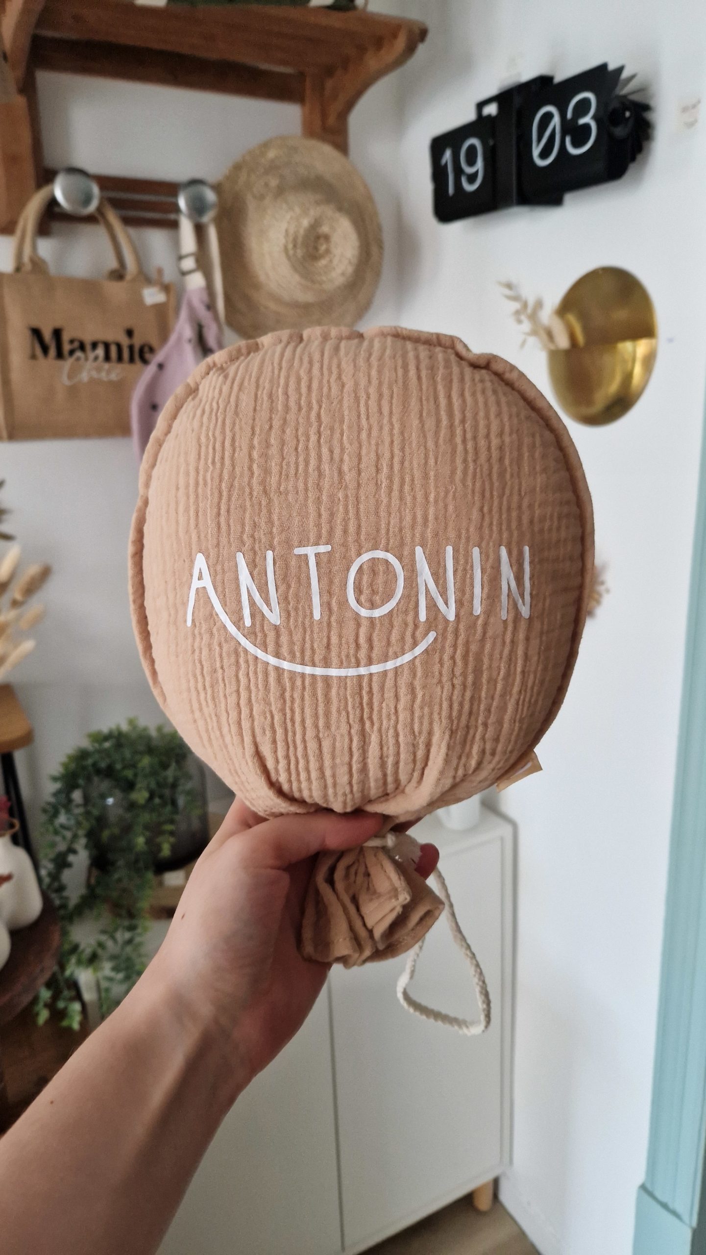 Ballon décoratif avec prénom | Biscuit – Image 4
