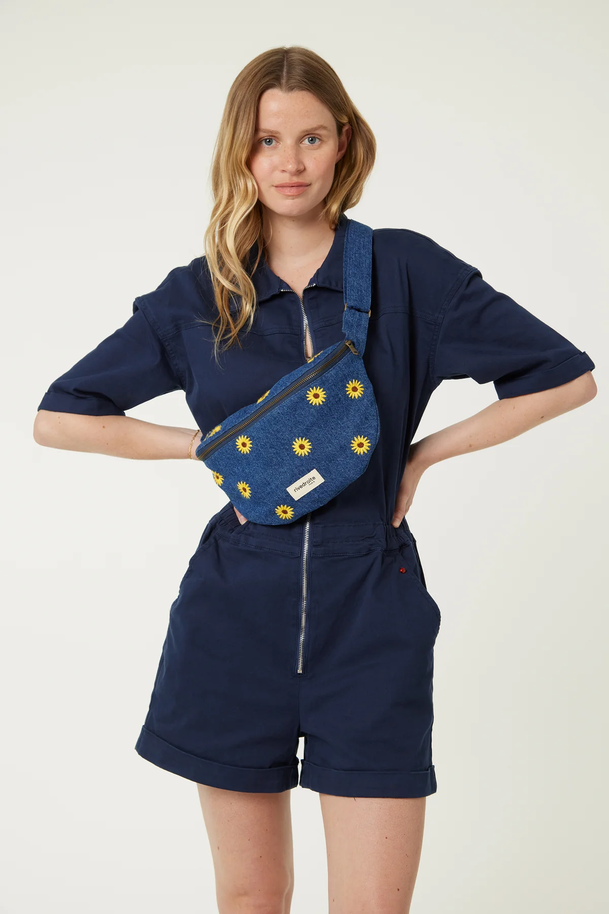 Banane custine – Denim fleurs – Image 3