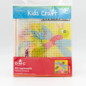 Kit canevas gros trous libellule