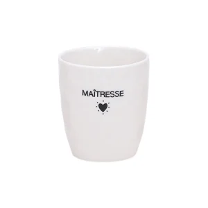 Tasse maîtresse cœur noir