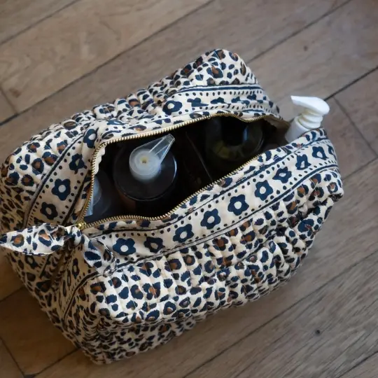 Trousse de toilette – léopard beige – Image 3