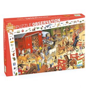 Puzzle observation équitation 200 pcs
