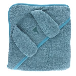 Cape de bain 75*75 bleu