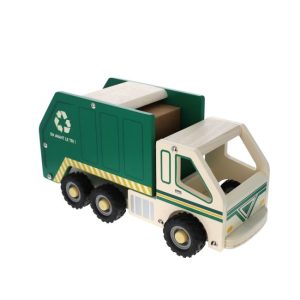 Camion poubelle bois