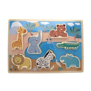 Puzzle bois la savane