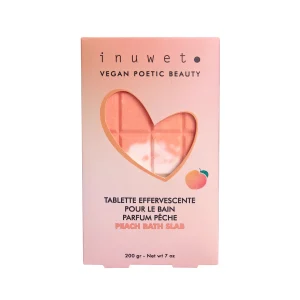 Tablette effervescente bain – pêche