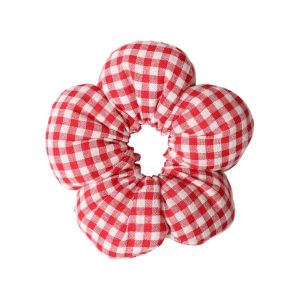 Chouchou vichy rouge