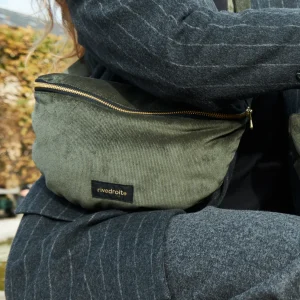 Banane custine – military green velours