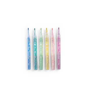 6 feutres à paillettes | Les Rosalies