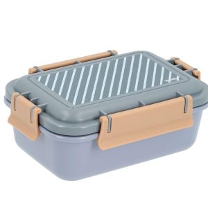 Boite à lunch – rayé bleu