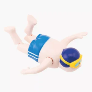 Un nageur de bain les petites merveilles bleu