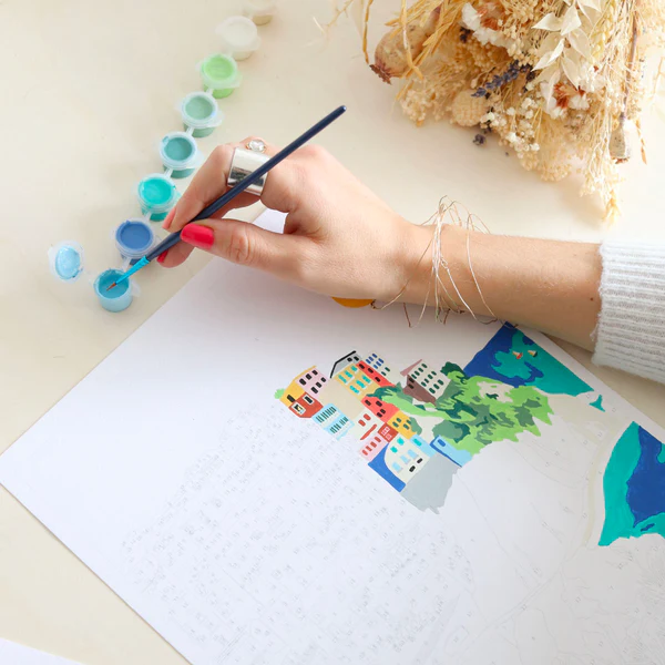 Peinture au numéro – cinque terre – Image 4