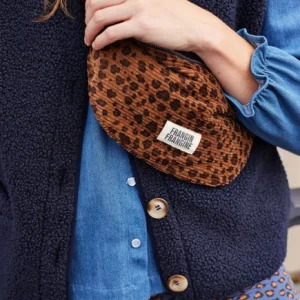 Banane léopard jeanne velour