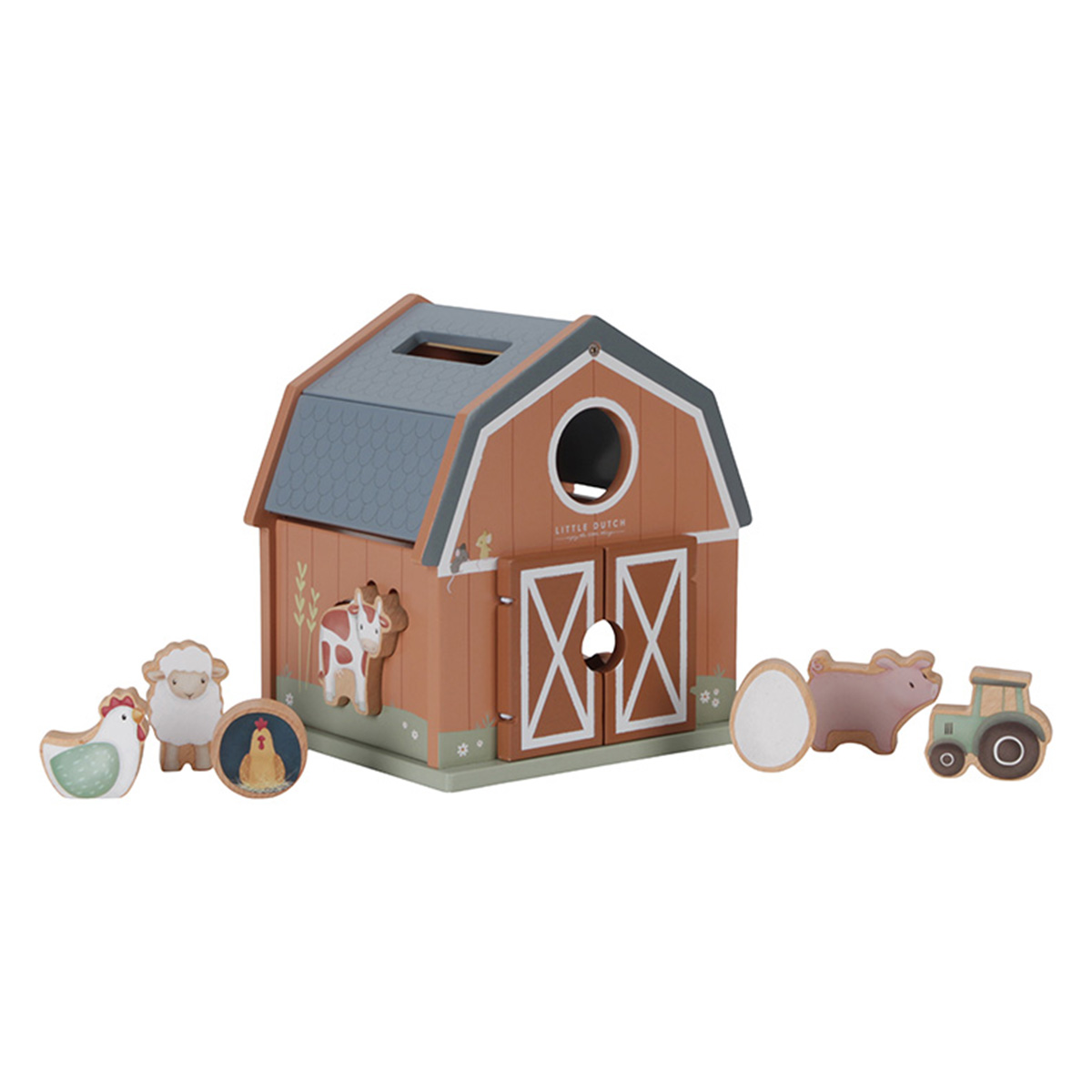 Boite à formes en bois FSC – Little Farm