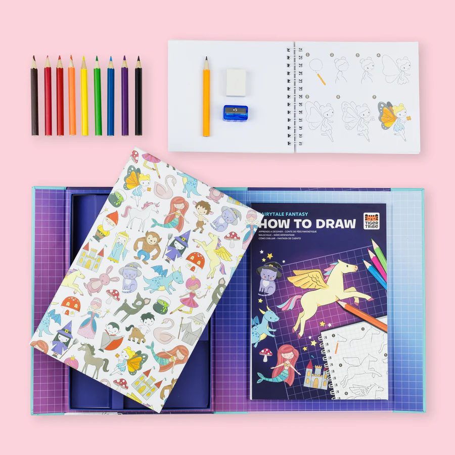 Comment dessiner – Licorne et chateaux – Image 4