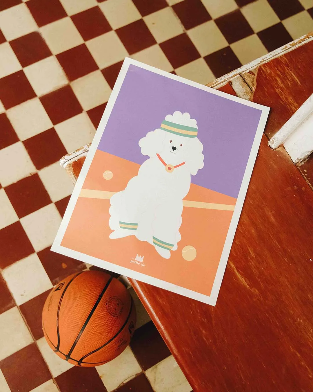 Affiche 30×40 – caniche tennis – Image 4