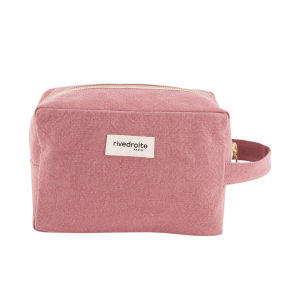 Trousse de toilette tournelle XL – Bois de rose