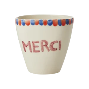 Petite tasse céramique MERCI