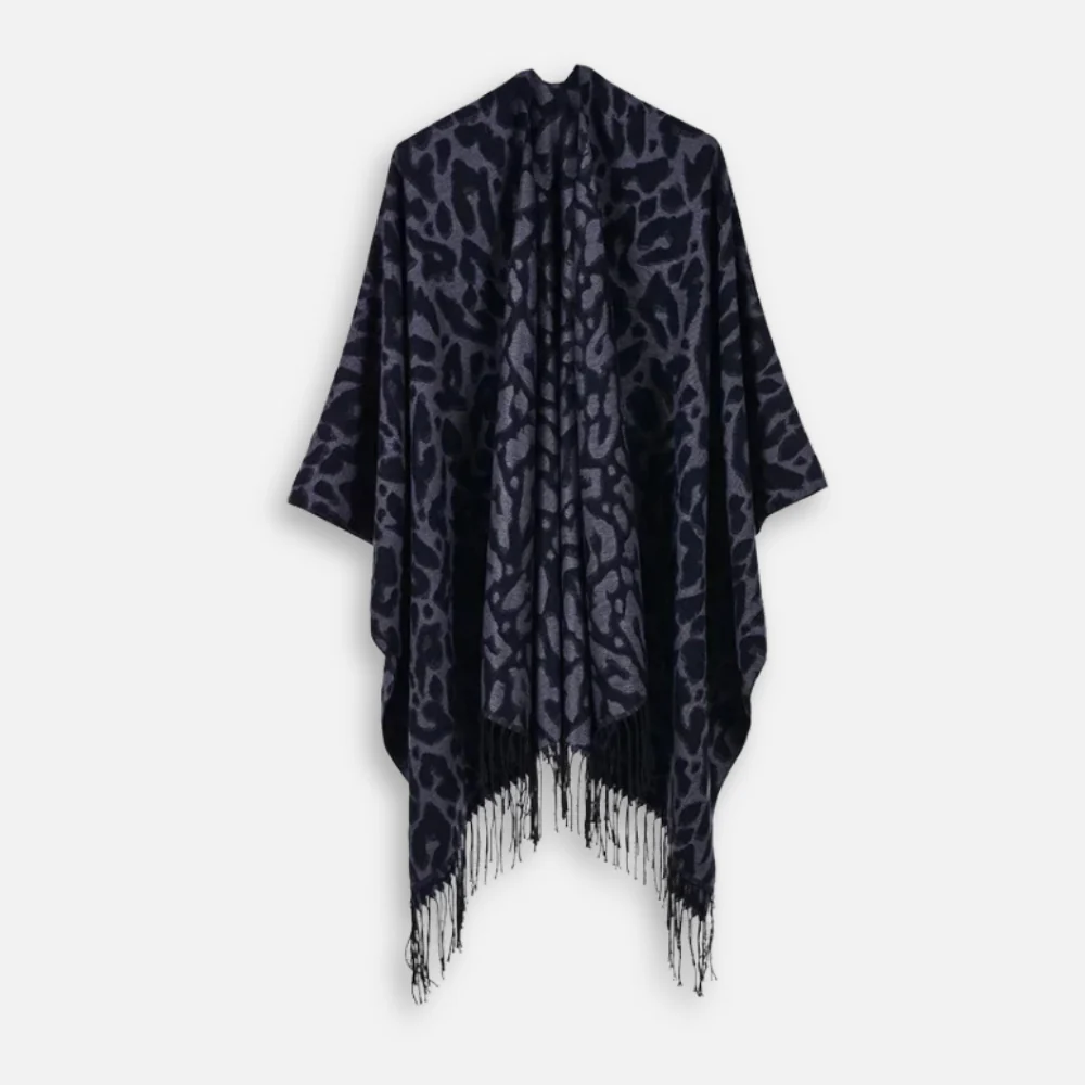 Cape Poncho Leopard Femme – Image 4