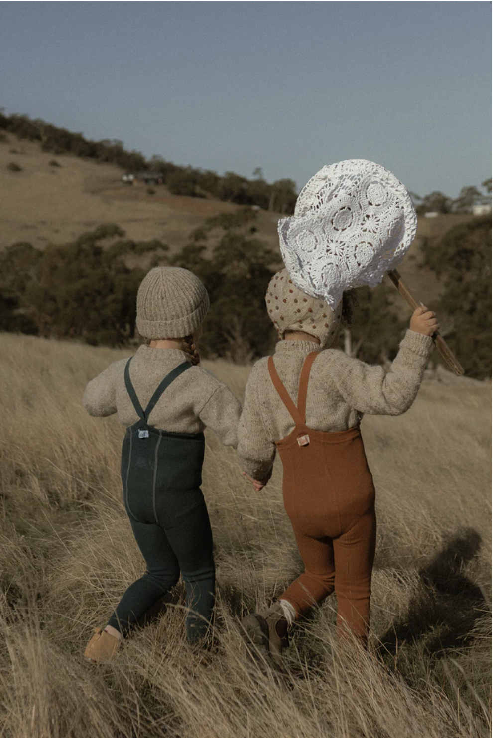 Collant wooly sans pieds – Bleu Saphire – Image 4