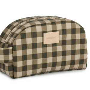 Trousse de toilette Hyde Park – Vichy vert