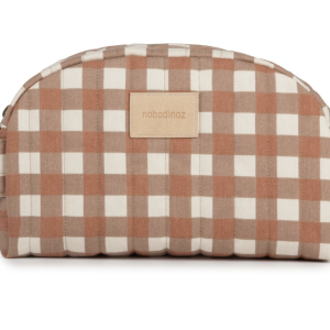 Trousse de toilette Hyde Park – Terracotta vichy