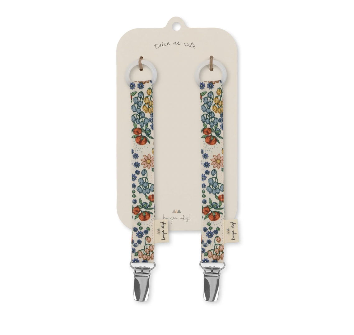 2 Attaches tétines – liberty – Image 3