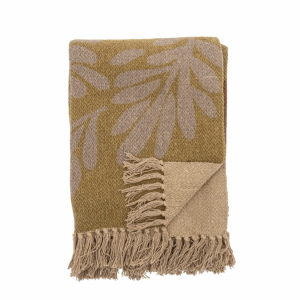 Lark Plaid, Jaune, Coton recyclé