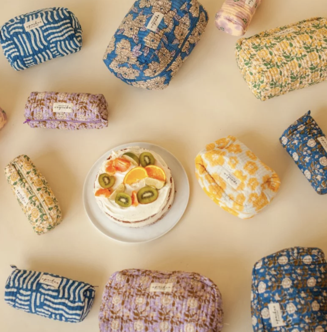 Big trousse de toilette Gayane – Bloom lavande – Image 3