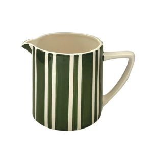 Petit pichet rayures vert