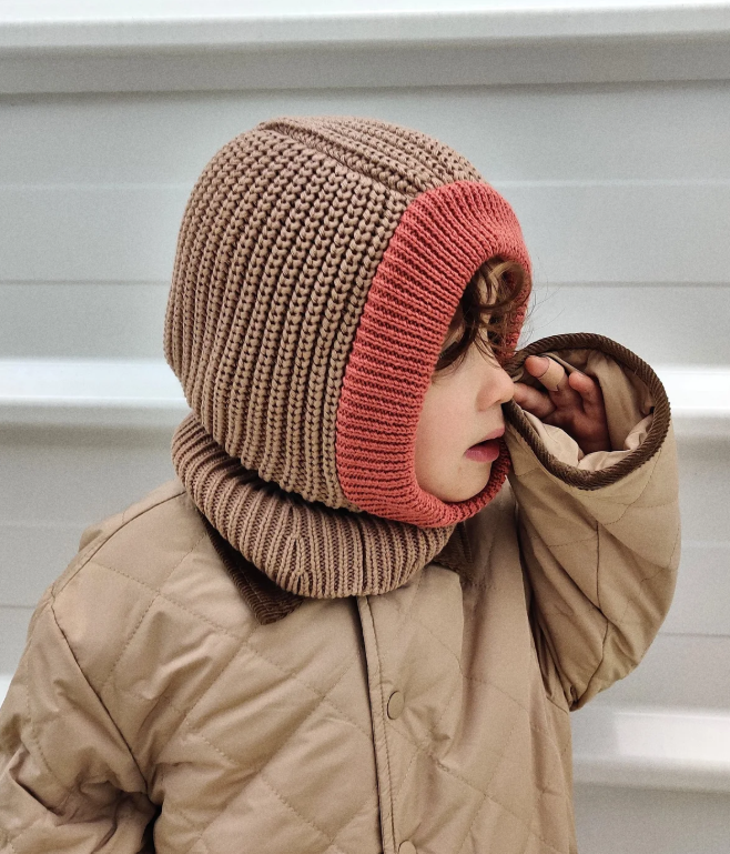 Cagoule 100% coton – marron – Image 3