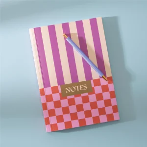 Carnet de note – rose et violet