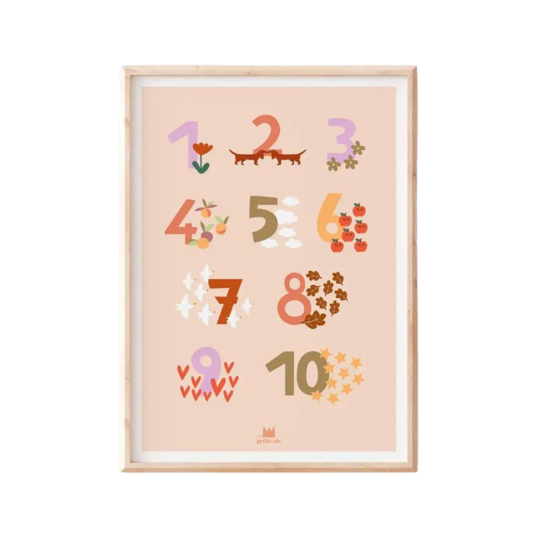 Affiche 50×70 Les chiffres