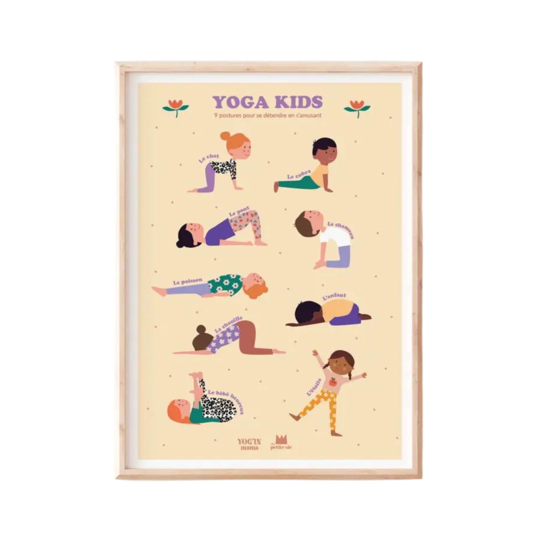 Affiche 50×70 Yoga kids – Image 2