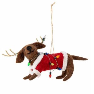 Bibelot Laine – teckel guirlande