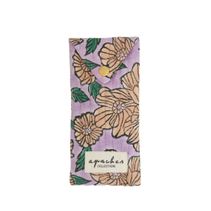 étui à lunettes sunny – flora bloom lavande