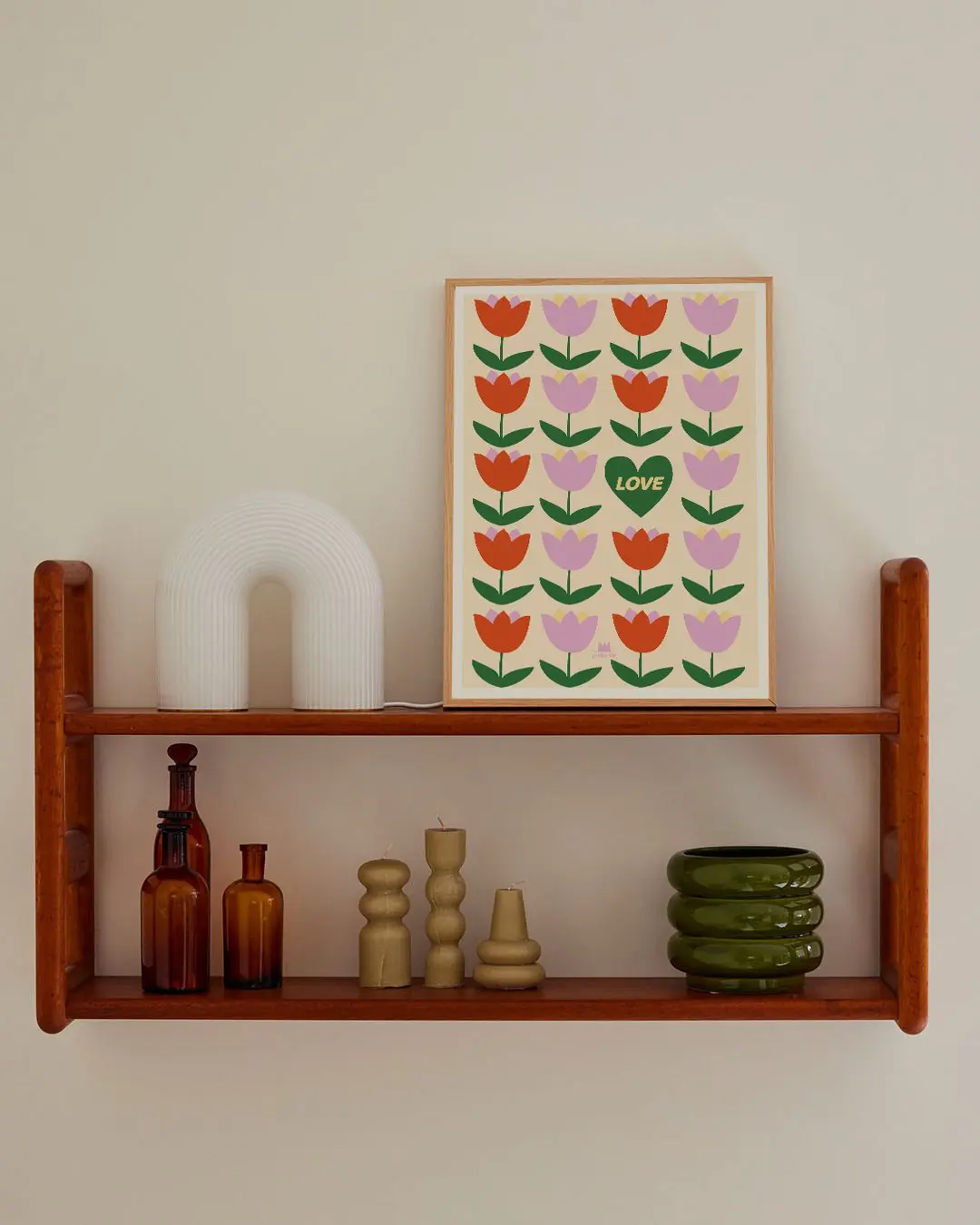 Affiche 30×40 – Love tulipes – Image 3