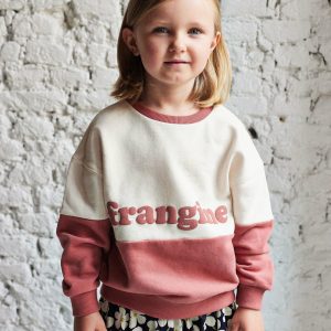 Sweat color bloc rose