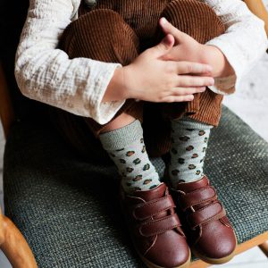 Chaussette georgette – léopard vert