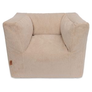 Fauteuil pouf enfant | Corduroy naturel