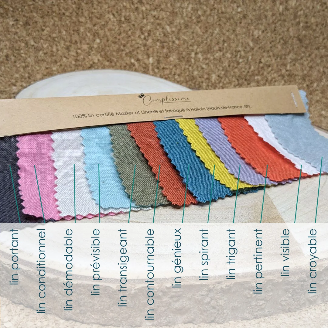 Bandeau bébé / enfant en lin – Image 5