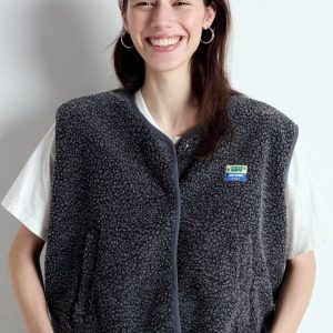 Veste ample sans manche Hocktown – Anthracite chiné